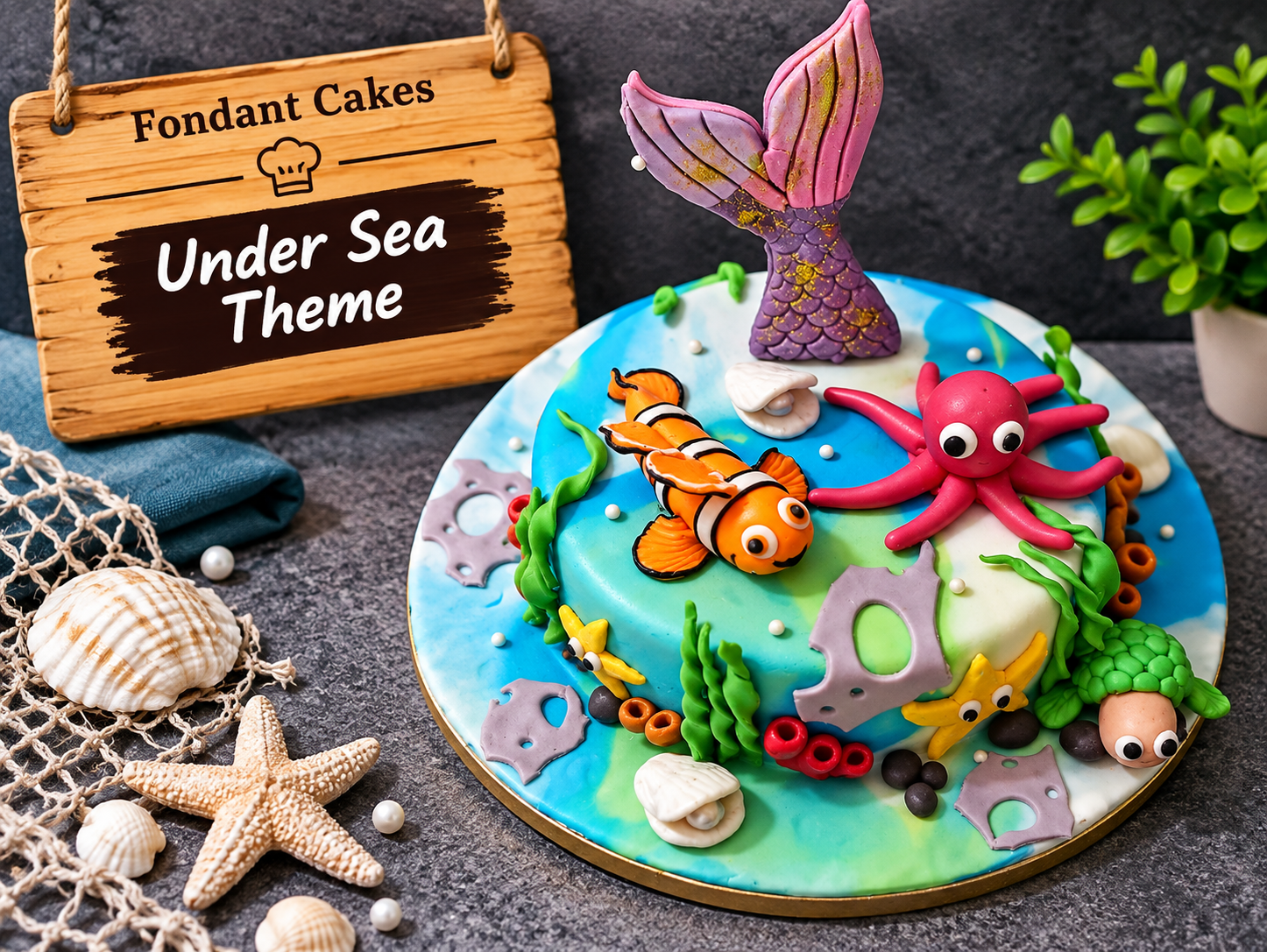 Fondant Cake result 1